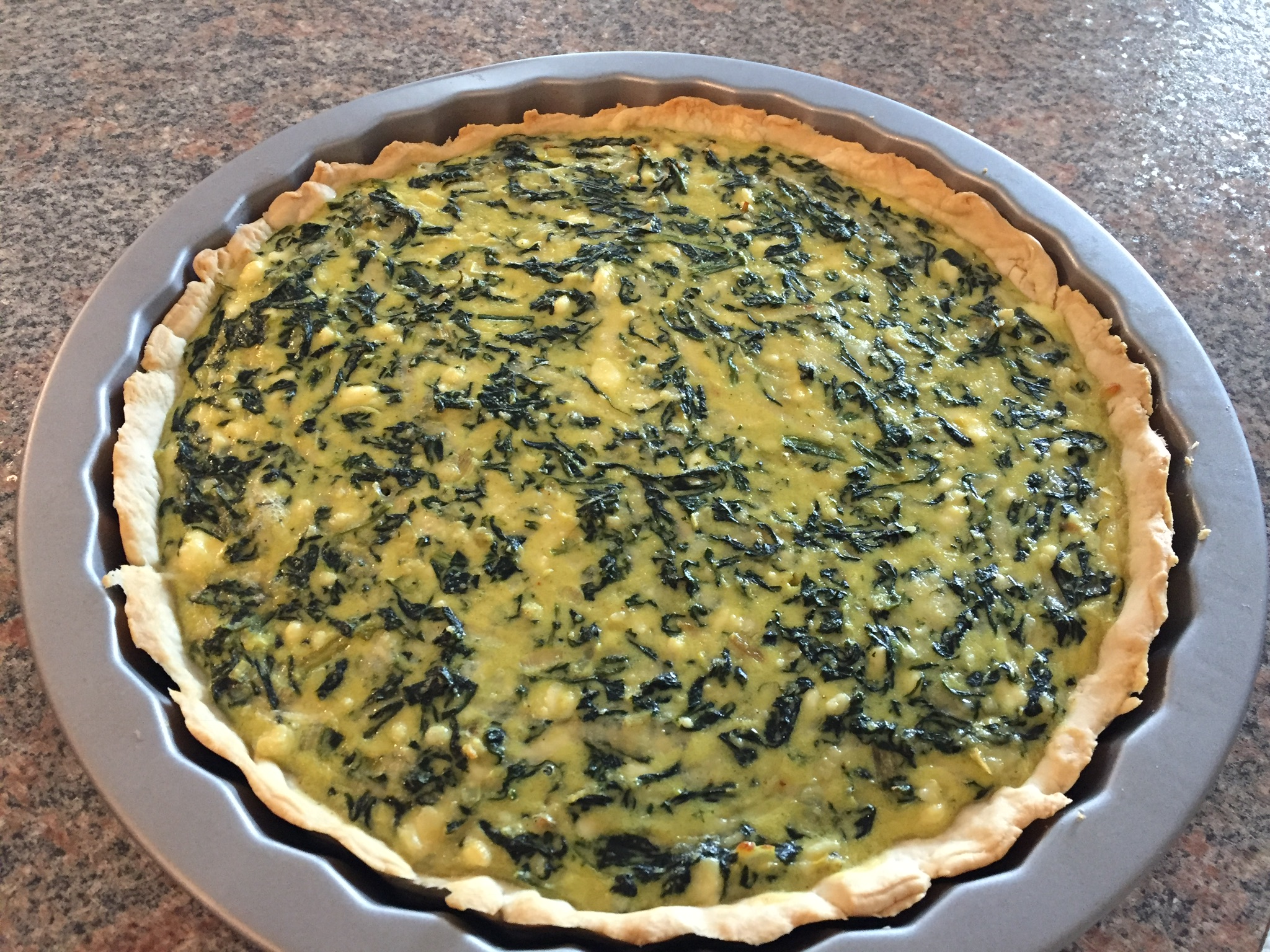 Quiche Aux Épinards (Spinach Quiche) | Culinae Mundi